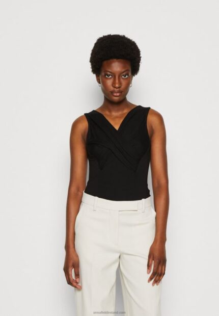 Z62T498 Women Anna Field Top Black