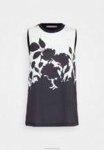 Z62T504 Women Anna Field Blouse Black/White - Image 7