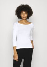 Z62T519 Women Anna Field 2 Pack Long Sleeved Top White/Black - Image 2