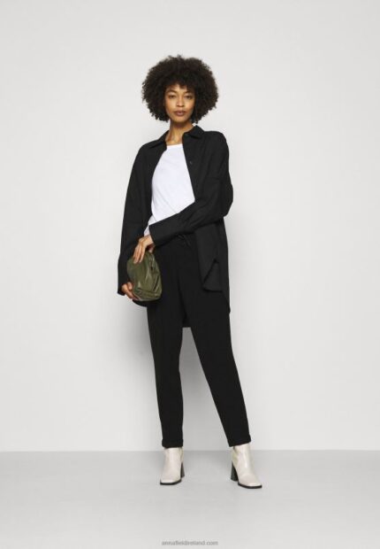 Z62T519 Women Anna Field 2 Pack Long Sleeved Top White/Black