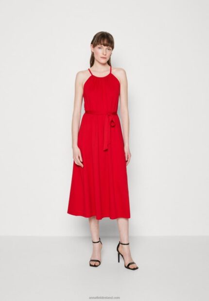Z62T52 Women Anna Field Jersey Dress Red