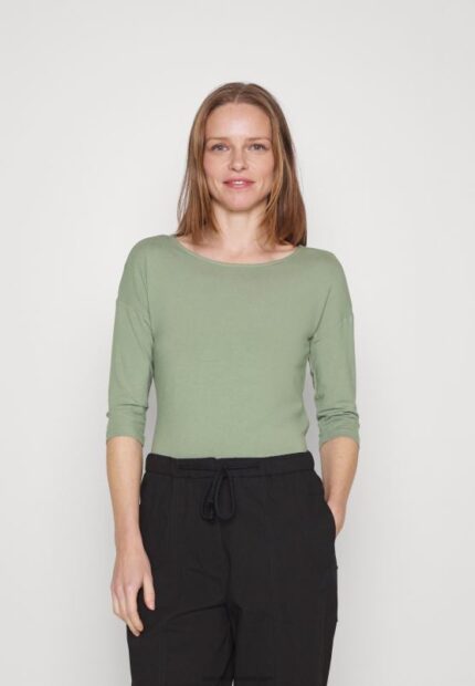 Z62T532 Women Anna Field Long Sleeved Top Light Green