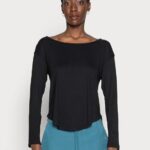Z62T542 Women Anna Field Basic Long Sleeved Top Black