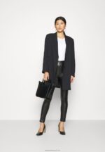 Z62T543 Women Anna Field 3 Pack Long Sleeved Top Black/White/Mottled Light Grey
