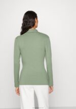 Z62T545 Women Anna Field Long Sleeved Top Light Green - Image 3