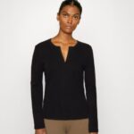 Z62T547 Women Anna Field Long Sleeved Top Black