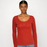 Z62T563 Women Anna Field Long Sleeved Top Brown