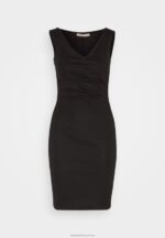 Z62T57 Women Anna Field Shift Dress Black - Image 5