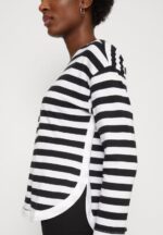 Z62T585 Women Anna Field Long Sleeved Top White/Black - Image 6