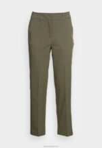 Z62T599 Women Anna Field Chinos Dark Green - Image 4