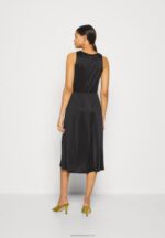 Z62T59 Women Anna Field Jersey Dress Black - Image 3