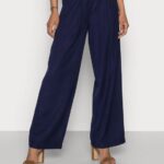 Z62T601 Women Anna Field Trousers Dark Blue