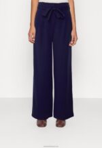 Z62T616 Women Anna Field Trousers Dark Blue