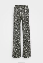 Z62T624 Women Anna Field Trousers Black/White - Image 5