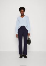 Z62T626 Women Anna Field Trousers Dark Blue - Image 2