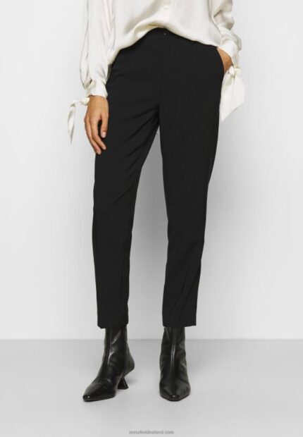 Z62T632 Women Anna Field Basic Bussiness Pants Trousers Black