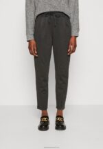 Z62T634 Women Anna Field Trousers Mottled Dark Grey