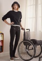 Z62T639 Women Anna Field Trousers Black - Image 2
