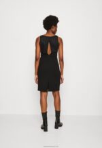 Z62T63 Women Anna Field Jersey Dress Black - Image 3