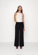 Z62T646 Women Anna Field Trousers Black - Image 2
