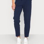 Z62T649 Women Anna Field Trousers Dark Blue