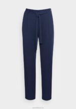 Z62T649 Women Anna Field Trousers Dark Blue - Image 4