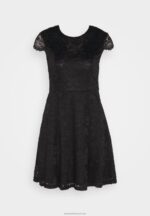 Z62T64 Women Anna Field Cocktail Dress Party Dress Black - Image 5