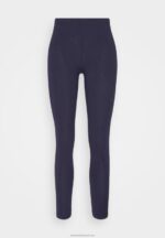 Z62T660 Women Anna Field 2 Pack Leggings Trousers Black/Dark Blue - Image 2