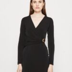 Z62T66 Women Anna Field Jersey Dress Black