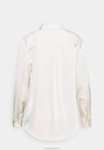 Z62T676 Women Anna Field Button-Down Blouse Beige - Image 2