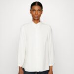 Z62T677 Women Anna Field Button-Down Blouse Off-White