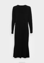 Z62T67 Women Anna Field Jersey Dress Black - Image 2