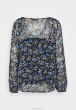 Z62T698 Women Anna Field Blouse Black/Multicolor - Image 2