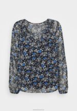 Z62T698 Women Anna Field Blouse Black/Multicolor