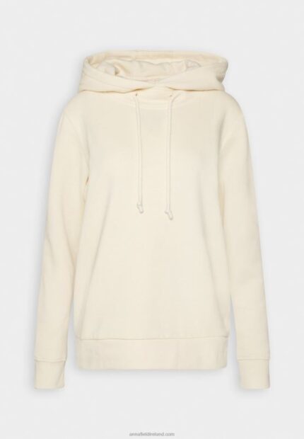 Z62T755 Women Anna Field Hoodie Off-White