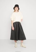 Z62T758 Women Anna Field Sweatshirt Beige - Image 8