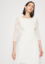 Z62T75 Women Anna Field Jersey Dress White - Image 4