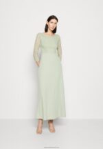 Z62T76 Women Anna Field Jersey Dress Light Green