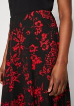 Z62T784 Women Anna Field A-Line Skirt Red/Black - Image 6