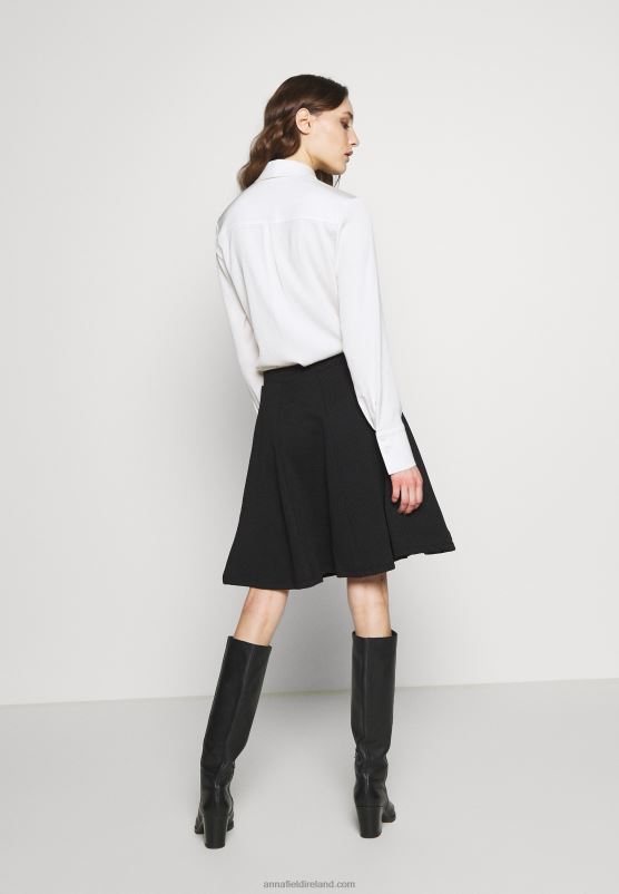 Z62T791 Women Anna Field Basic Mini A-Line Skirt Mini Skirt Black - Image 3