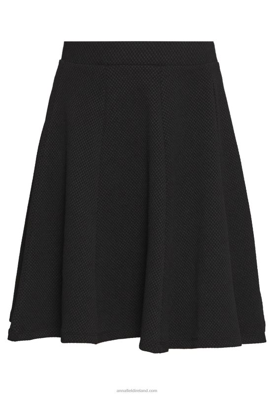 Z62T791 Women Anna Field Basic Mini A-Line Skirt Mini Skirt Black - Image 4