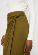 Z62T800 Women Anna Field Pencil Skirt Khaki - Image 6