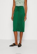 Z62T801 Women Anna Field Pencil Skirt Dark Green