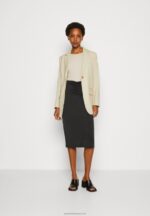 Z62T802 Women Anna Field Pencil Skirt Black - Image 2