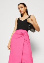 Z62T805 Women Anna Field Wrap Skirt Pink - Image 4