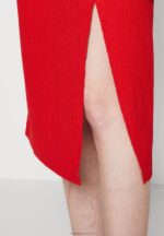 Z62T809 Women Anna Field Pencil Skirt Red - Image 6