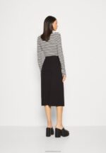 Z62T813 Women Anna Field Wrap Skirt Black - Image 3