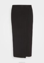 Z62T813 Women Anna Field Wrap Skirt Black - Image 5
