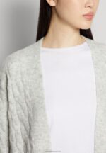 Z62T821 Women Anna Field Cardigan Mottled Grey - Image 6