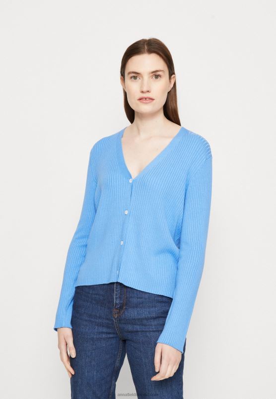 z62t829_women_anna_field_cardigan_blue.jpg Z62T829 Women Anna Field Cardigan Blue - Image 1